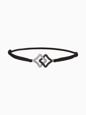 Intertwined Silk Cord Bracelet